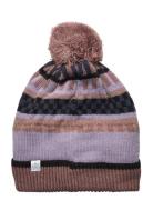 Beanie W. Pattern Color Kids Brown