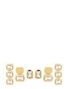 The Bianca Bezel Studs Set- Gold LUV AJ Gold