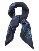 Wintery Twill Sia Scarf Becksöndergaard Navy