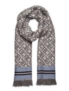 Th Monoplay Jacquard Scarf Tommy Hilfiger Grey