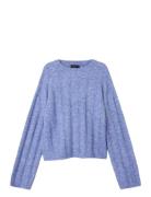 Nlfbride Ls Short Knit LMTD Blue