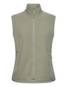 W Pile Vest Peak Performance Green