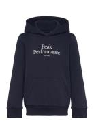 Jr Original Hood Peak Performance Navy