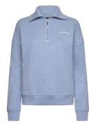 Half-Zip Logo Sweatshirt Lexington Clothing Blue