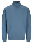 Jjebradley Sweat Half Zip Noos Jack & J S Blue