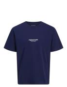 Jorvesterbro Tee Ss Crew Neck Noos Jnr Jack & J S Navy