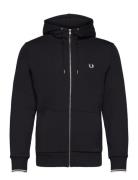 Hooded Zip Sweatshirt Fred Perry Navy