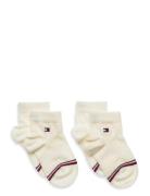 Th Baby Sock 2P Tommy Hilfiger Cream