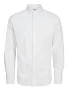 Jjeaxel Stretch Shirt Ls Noos Jnr Jack & J S White