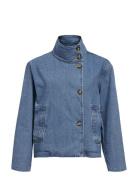 Objtilla Gro L/S Lo Denim Jacket Noos Object Blue