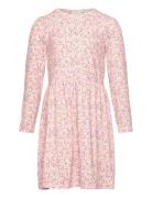 Dress Ls Aop Minymo Pink
