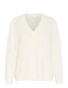 Kacharlie Knit Pullover Kaffe Cream