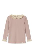 Nmftrine Ls Slim Top Lil Lil'Atelier Pink