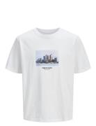 Jorvesterbro Picture Tee Ss Crew Jnr Jack & J S White