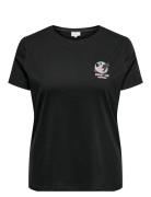 Carbrinna Life Ss Reg Tee Jrs ONLY Carmakoma Black