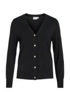 Viwennie V-Neck L/S Knit Cardigan Vila Black