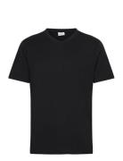 Slim Fit V-Neck T-Shirt 100% Cotton Mango Navy