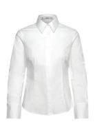 Fitted Cotton Shirt Mango White