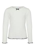 Vmjulietta Contrast Ls Top Jrs Girl Vero Moda Girl White