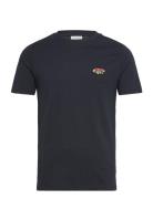 Embroidery Tee S/S Lindbergh Navy