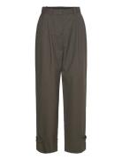 Butt D-Hem Wideleg Trousers Mango Brown