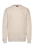 Essential Logo Crew Sweatshirt Superdry Cream