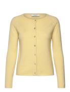 Rwlaica Ls O-Neck Raglan Cardigan Rosemunde Yellow