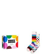 2-Pack Pride Socks Gift Set Happy Socks White