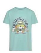 Ev Skull Feast Ss Yth Quiksilver Blue