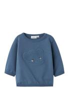 Nbmbidus Ls Sweat Unb Name It Blue