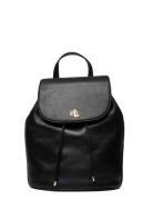 Leather Medium Winny Backpack Lauren Ralph Lauren Black