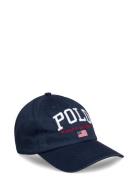 Flag Logo Cotton Chino Ball Cap Ralph Lauren Kids Navy