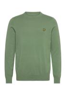 Cotton Crew Neck Jumper Lyle & Scott Green