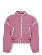 Kmgthyra Life Piping Detail Jacket Otw Kids Only Pink