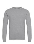 100% Recycle Knit Round Neck Lindbergh Grey