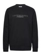 O-Neck Printed Sweat Lindbergh Black