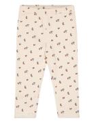 Printed Cotton Trousers Mango Cream