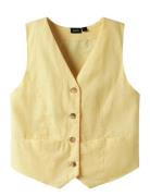 Nlfhynthe Sl Waistcoat LMTD Yellow