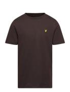 Plain T-Shirt Lyle & Scott Brown