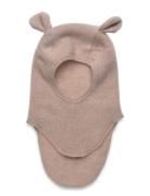 Balaclava Ears Wool Fleece Huttelihut Beige