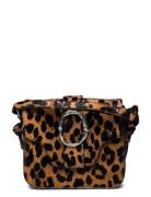 Leopa Leather Iris Buckle Bag Becksöndergaard Brown