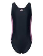 Adidas Cut 3 Stripes Swimsuit Adidas Performance Navy