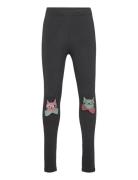 Leggings Kneepatch Cat Lindex Black