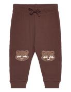 Trousers Waffle Patch At Knee Lindex Brown