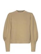 Mmtulic O-Ls Sweatshirt MOS MOSH Beige