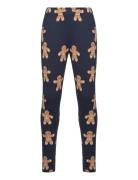 Leggings Gingerbread Aop Lindex Navy