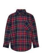Shirt Christmas Check Lindex Red