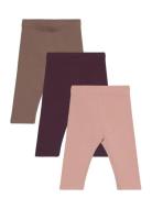 Leggings Brushed Inside 3 P Lindex Beige