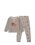 Wilhelm Printed Pyjamas Set Liewood Patterned