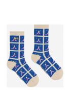 Funny Face All Over Long Socks Bobo Choses Blue